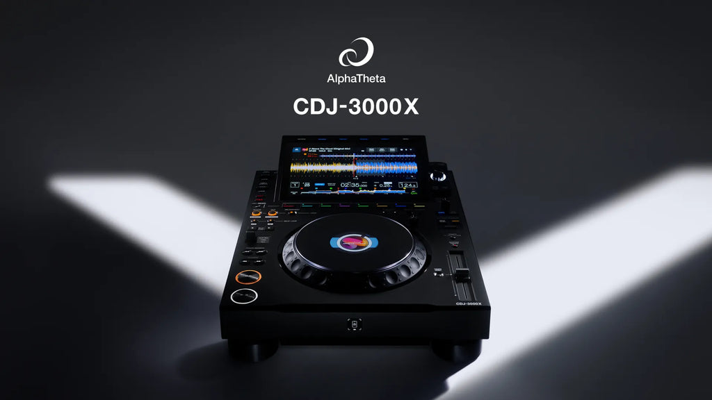 AlphaTheta CDJ-3000X Professional DJ Media Player Black