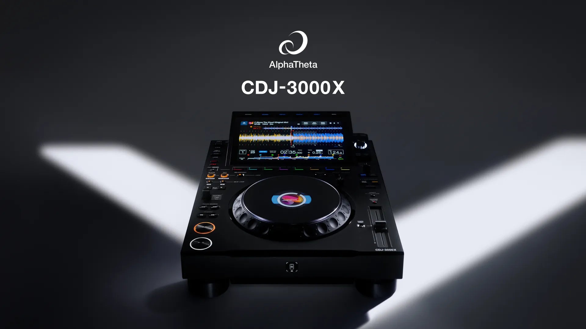 AlphaTheta CDJ-3000X Professional DJ Media Player Black