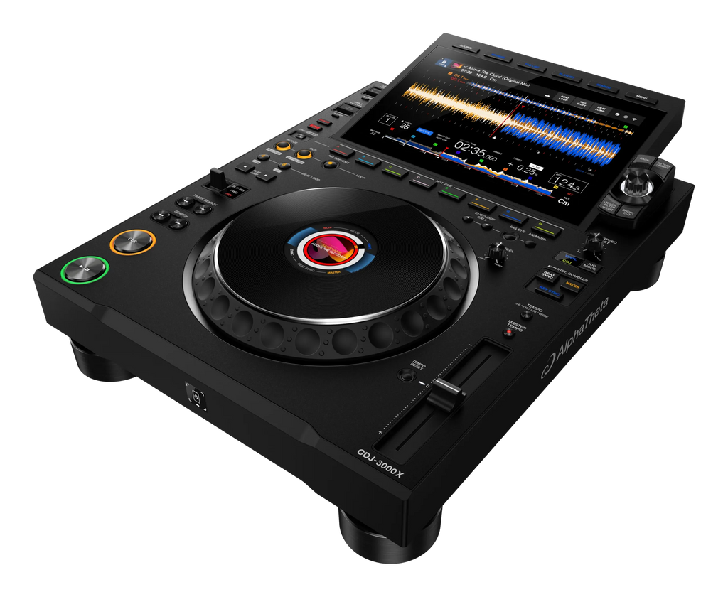AlphaTheta CDJ-3000X Professional DJ Media Player Black