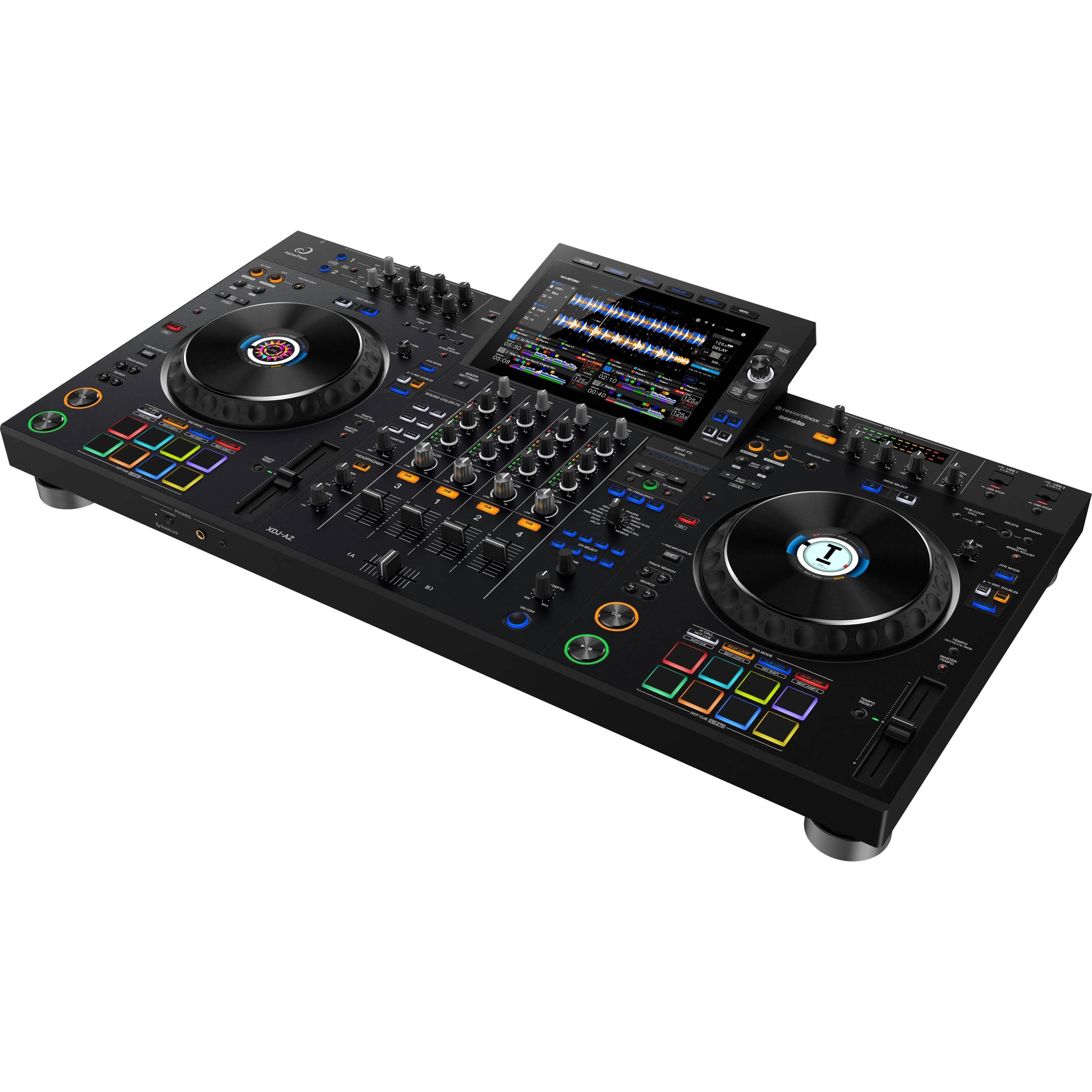 AlphaTheta XDJ-AZ 4-Channel Professional All-in-One DJ System - Black