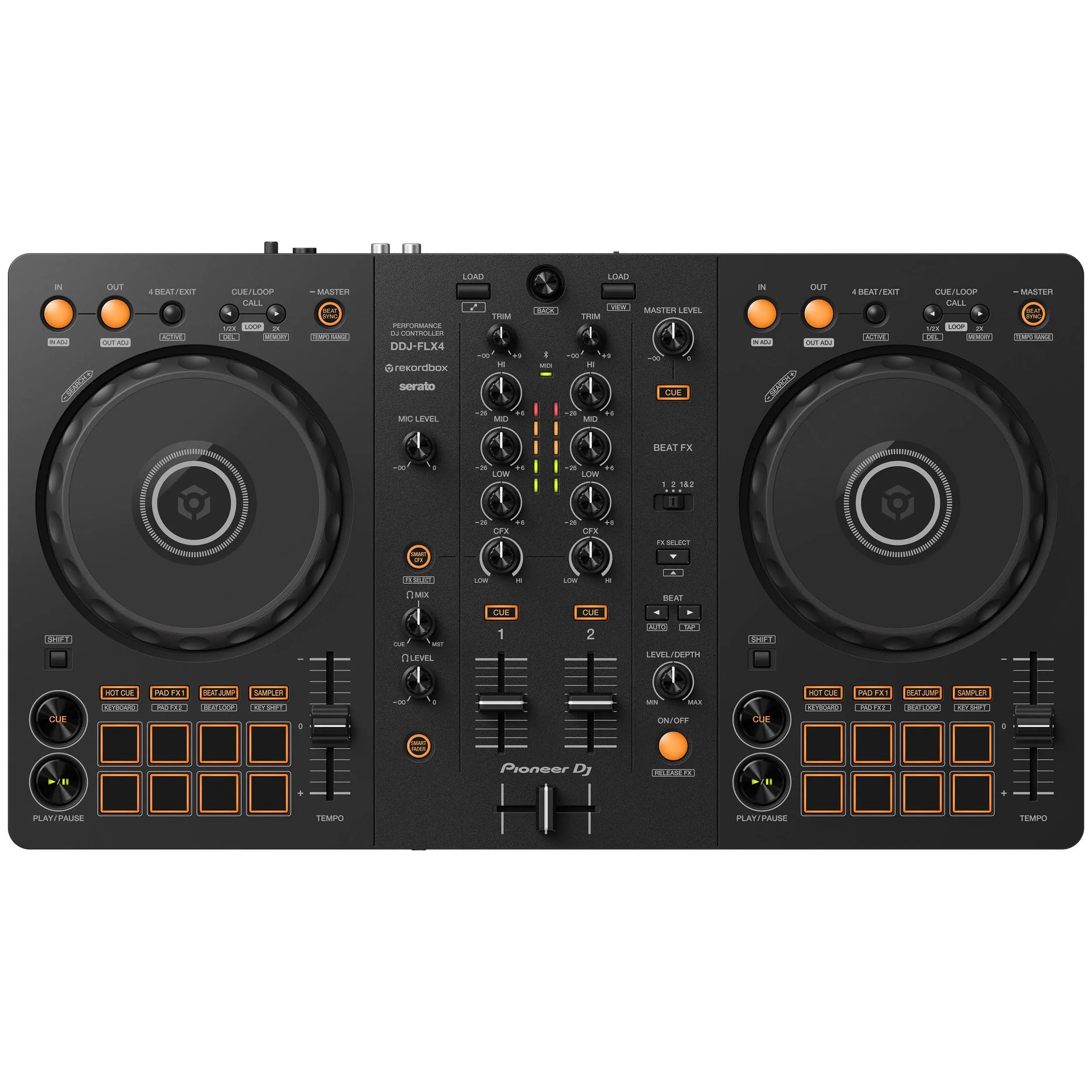Pioneer DJ DDJ-FLX4 – 2-Channel DJ Controller (Black)