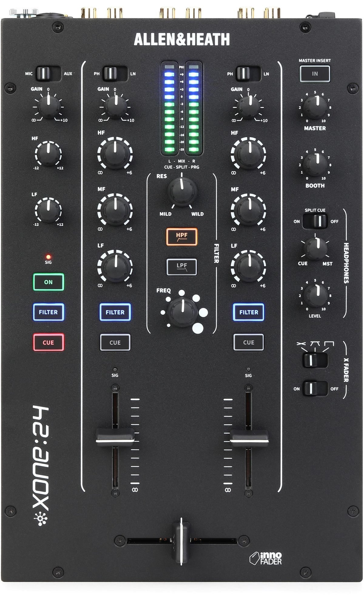 Allen & Heath Xone:24 Professional 2+1 Channel Analog DJ Mixer