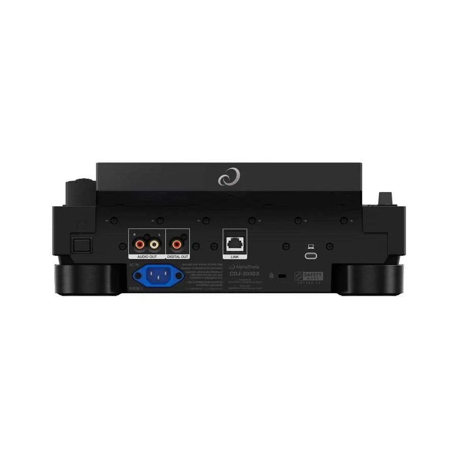 AlphaTheta CDJ-3000X Professional DJ Media Player Black